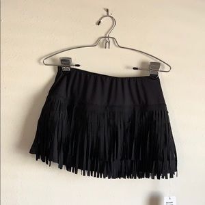 Lucky in Love tennis skirt, black size xs. NWT!